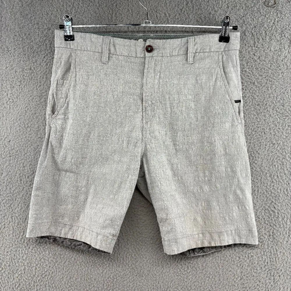 Vissla Shorts Men's 31 gray Stretch Cotton